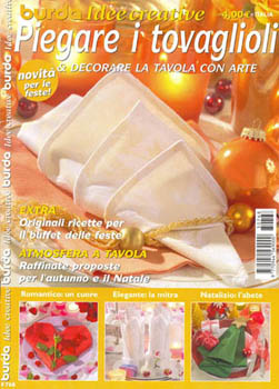 Burda,"Piegare Bene I Tovaglioli"