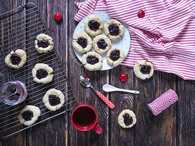 Crinkle cookies ripieni