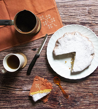 Torta alle mandorle light