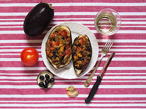 Barchette di melanzane