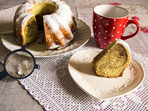 Ciambella mascarpone e ginseng