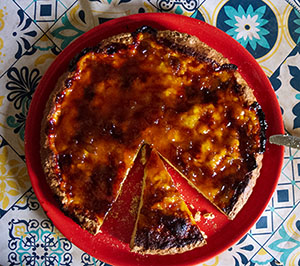 Crostata con frolla al latte