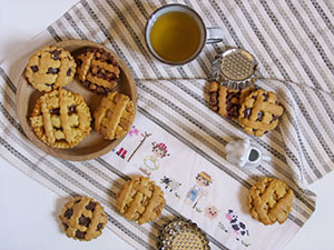 Crostatine ai 4 gusti con frolla all'olio