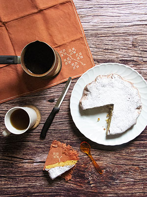 Torta alle mandorle light