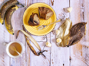 Banana bread light senza olio e senza burro