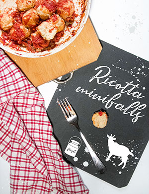 #decoratedwithdigitaldoodles Polpettine di ricotta