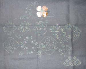 Beatrix Potter's quaker sampler