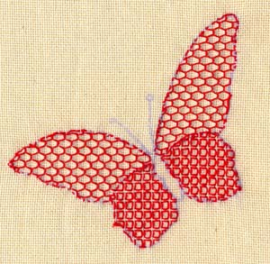 Secondo retino ricamo d'Assia