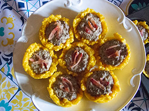 Cavolo verza al forno con gorgonzola e noci