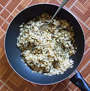 Riso con asparagi